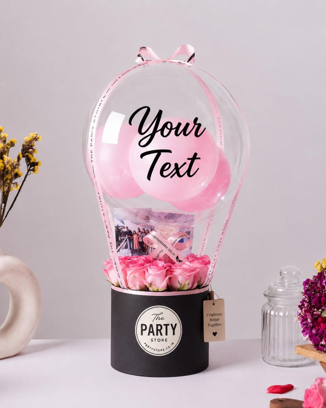 Personalized Bubble Balloon Photo Bouquet | Custom Gift Online | The Party Store
