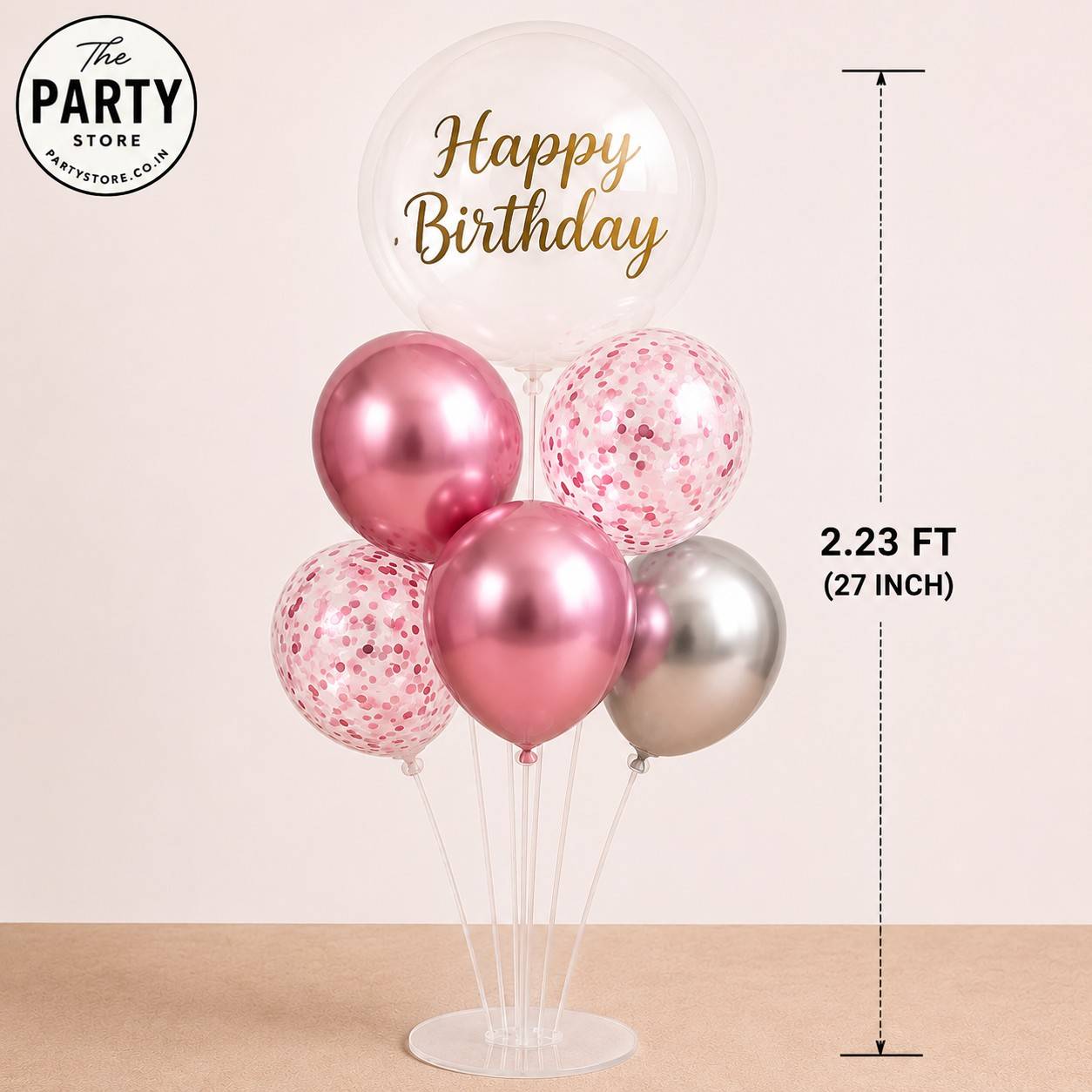 Happy Birthday Balloon Bouquet Stand | The Party Store