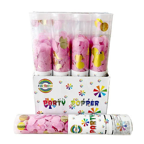 Blue &amp; Pink Confetti Party Poppers for Baby Shower &amp; Welcome Baby | The Party Store