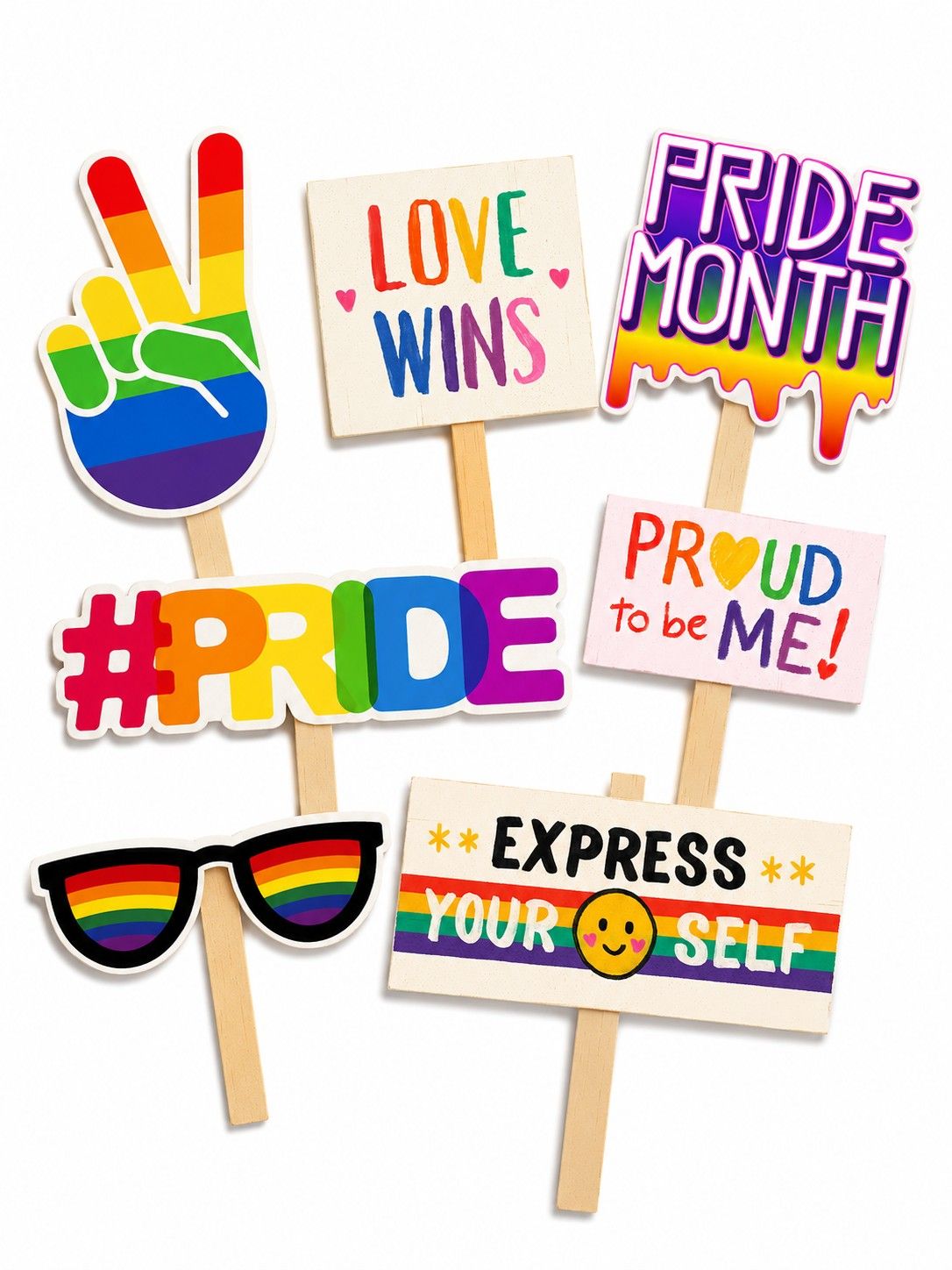 Pride Month Celebration Props for Corporate Events &amp; Office Activities | The Party Store