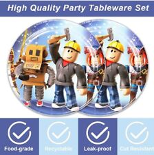 Disposable theme plates for kids party
