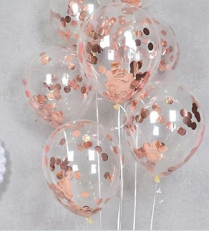 Confetti Helium Balloons Online | Transparent Floating Balloons | The Party Store