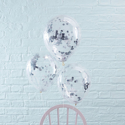 Confetti Helium Balloons Online | Transparent Floating Balloons | The Party Store