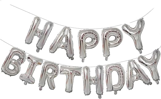 Happy Birthday Banner | Paper, Foil, Cursive Foil &amp; Bunting Decorations