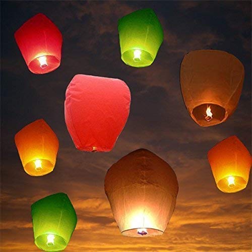 Sky Lanterns for Diwali, New Year or Weddings