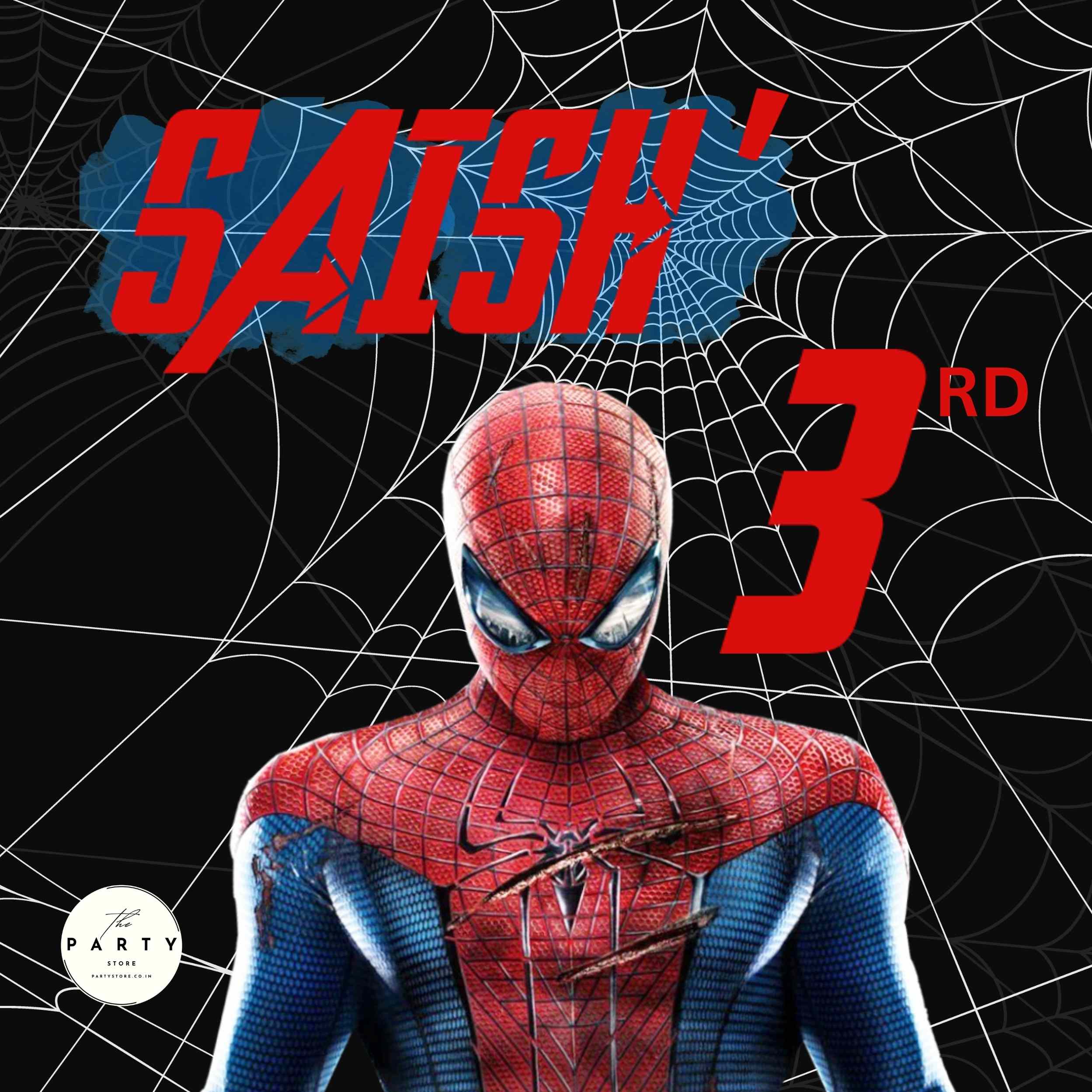 Spiderman Theme backdrop for kids Theme party