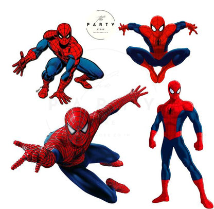 Spiderman theme kids party Cutouts
