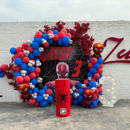 Spiderman Theme backdrop for kids Theme party