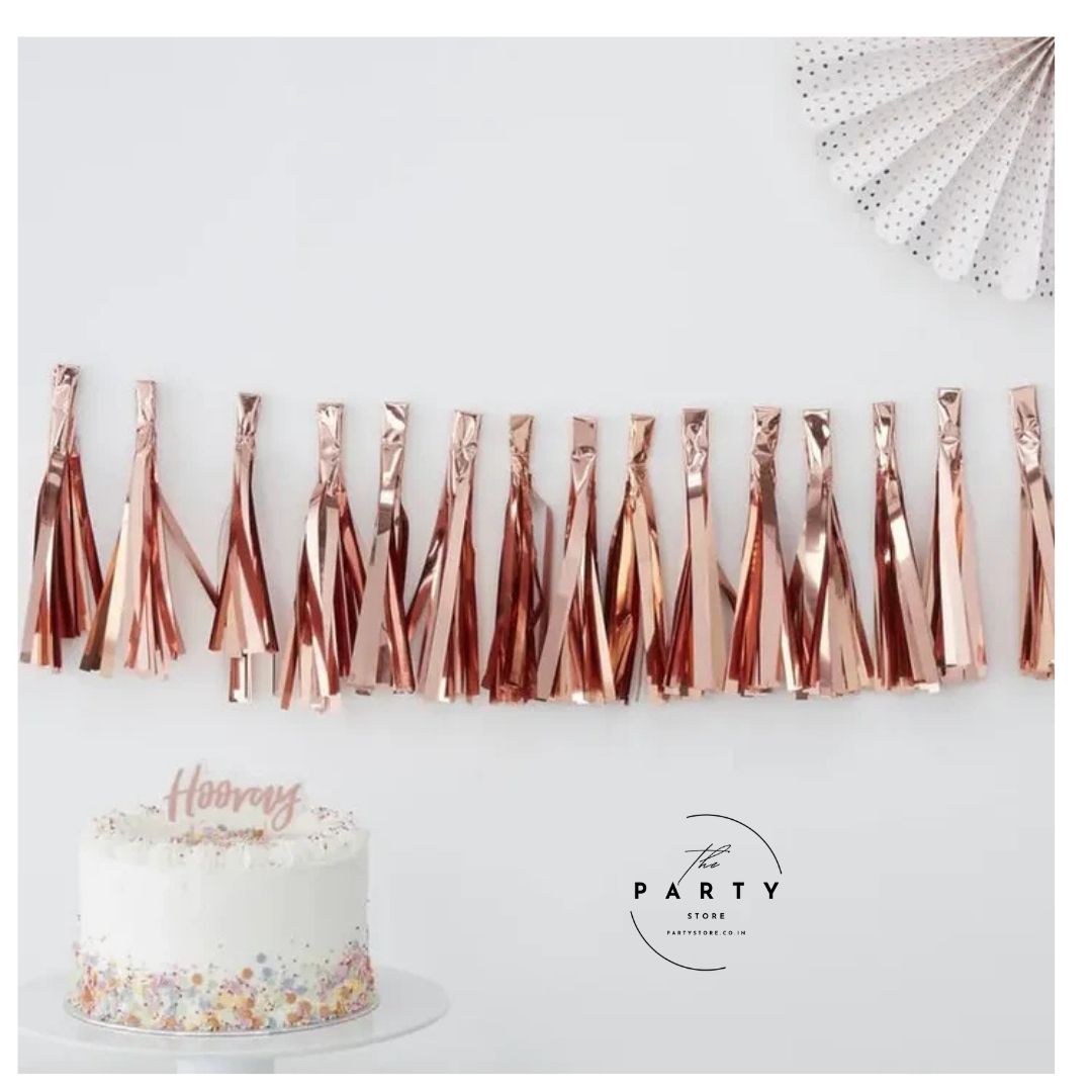 Star Tassel Garland, Christmas Party Decoration, Wedding Bunting, Hanging Decorations, Gold Party 2m