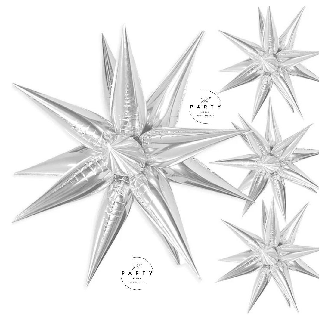 Starburst Cone Point Star Foil Balloons 22&quot;