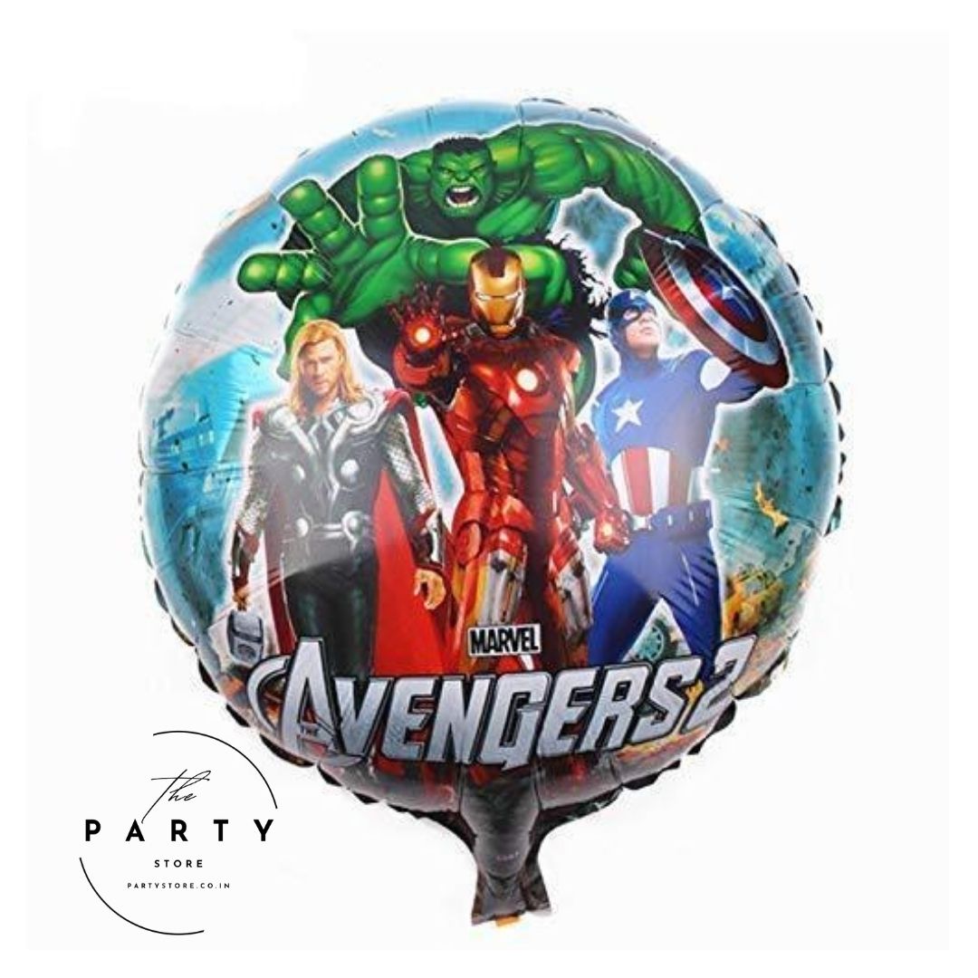 Avenger Theme Foil Balloon for Party Supplies (Pack of 5Pcs)