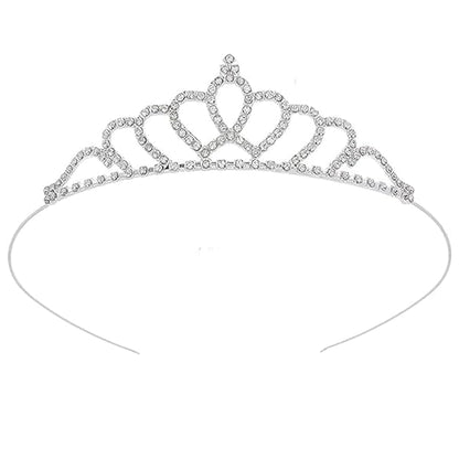 Princess Tiara Crown for Girls | Rhinestone Birthday Tiara for Kids | The Party Store