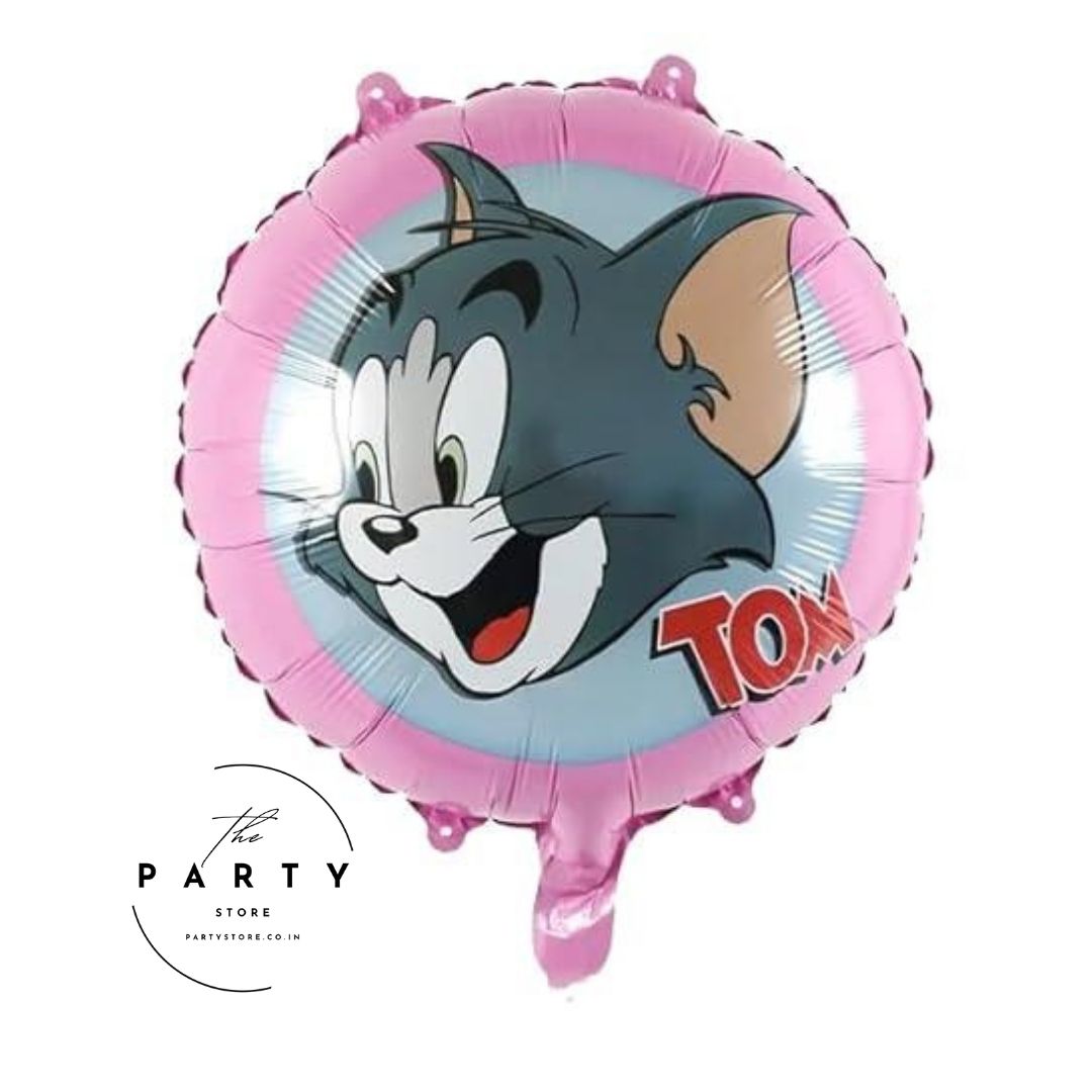 Tom &amp; Jerry Theme Foil Balloons for Kids Party (Pack of 5)