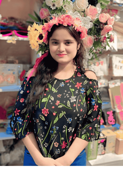 Elegant Floral Crown Headband for Birthdays, Photoshoots, and Special Occasions | Adjustable Hair Accessory