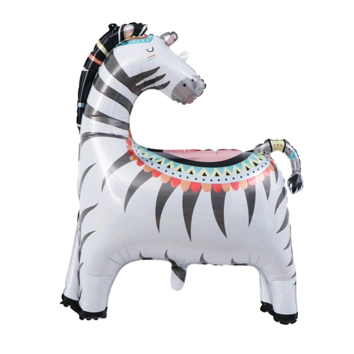 Jungle Theme Zebra Foil Balloon (Pack of 1) - The Party Store