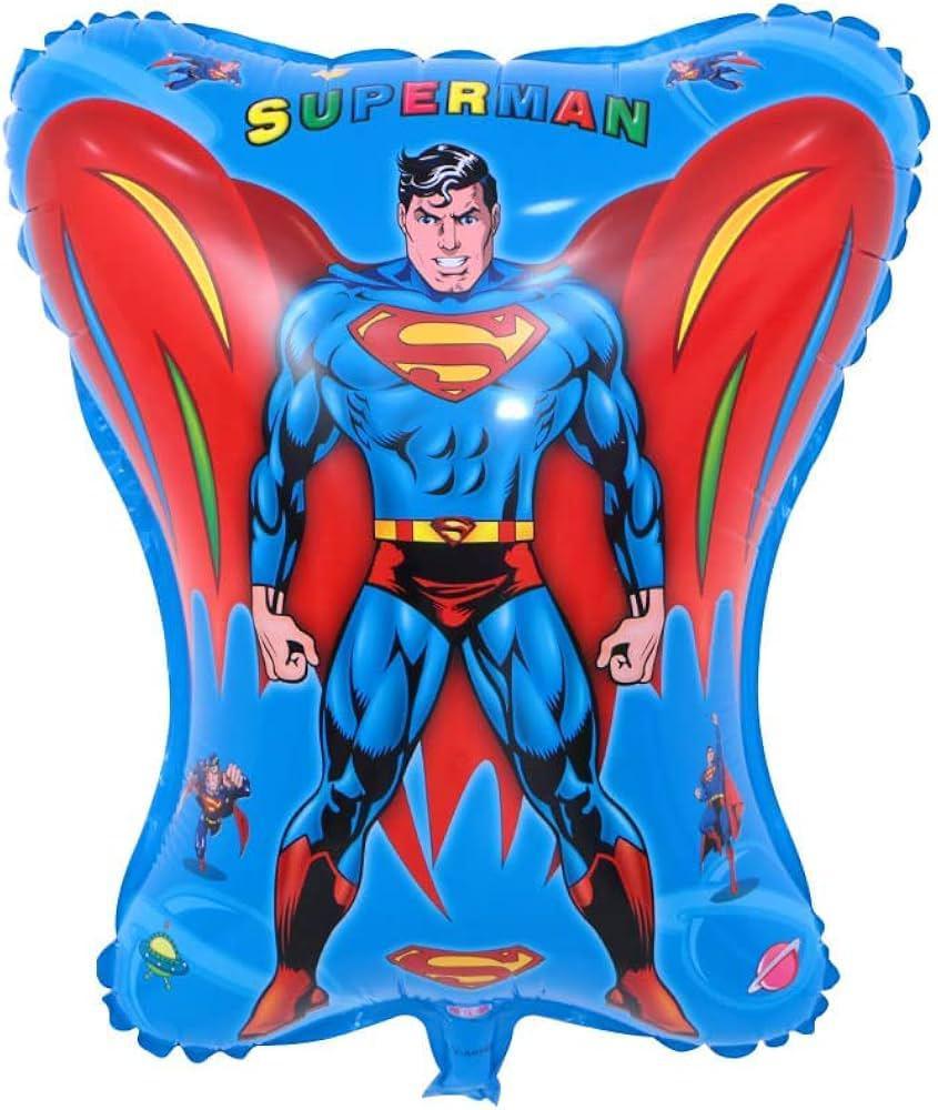 DC Theme Superman Foil Balloon (Pack of 1) - The Party Store