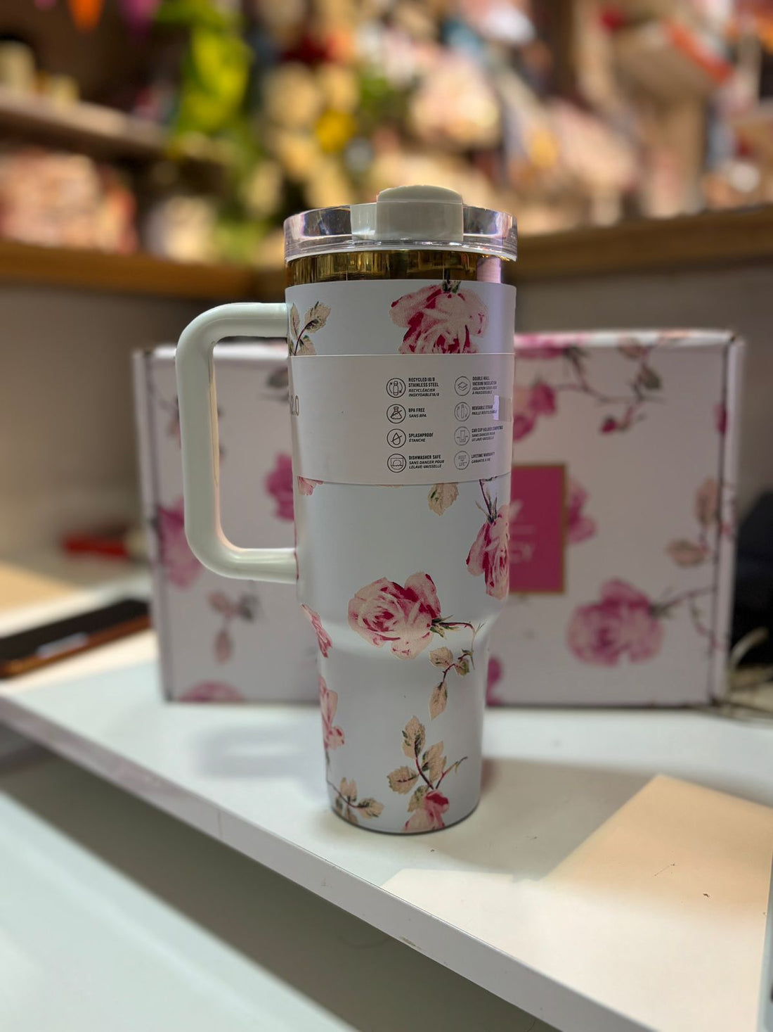 Stanley 1.18L Quencher H2.0 Floral Tumbler