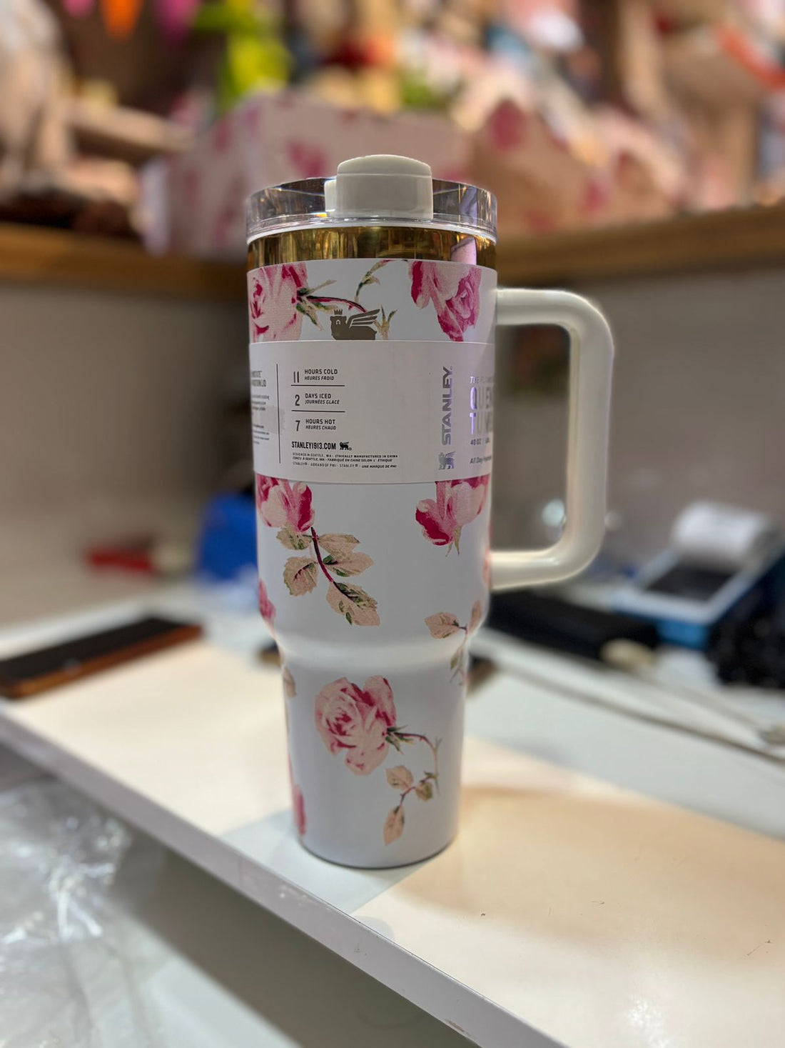 Stanley 1.18L Quencher H2.0 Floral Tumbler