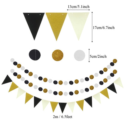 Paper Fans for Decoration Kit Set Of 23