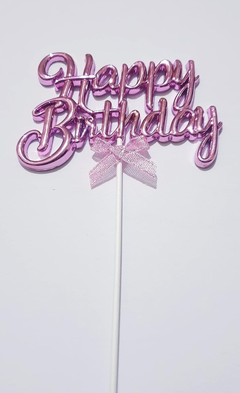 Happy Birthday Cake Topper for Birthday Decoration Party