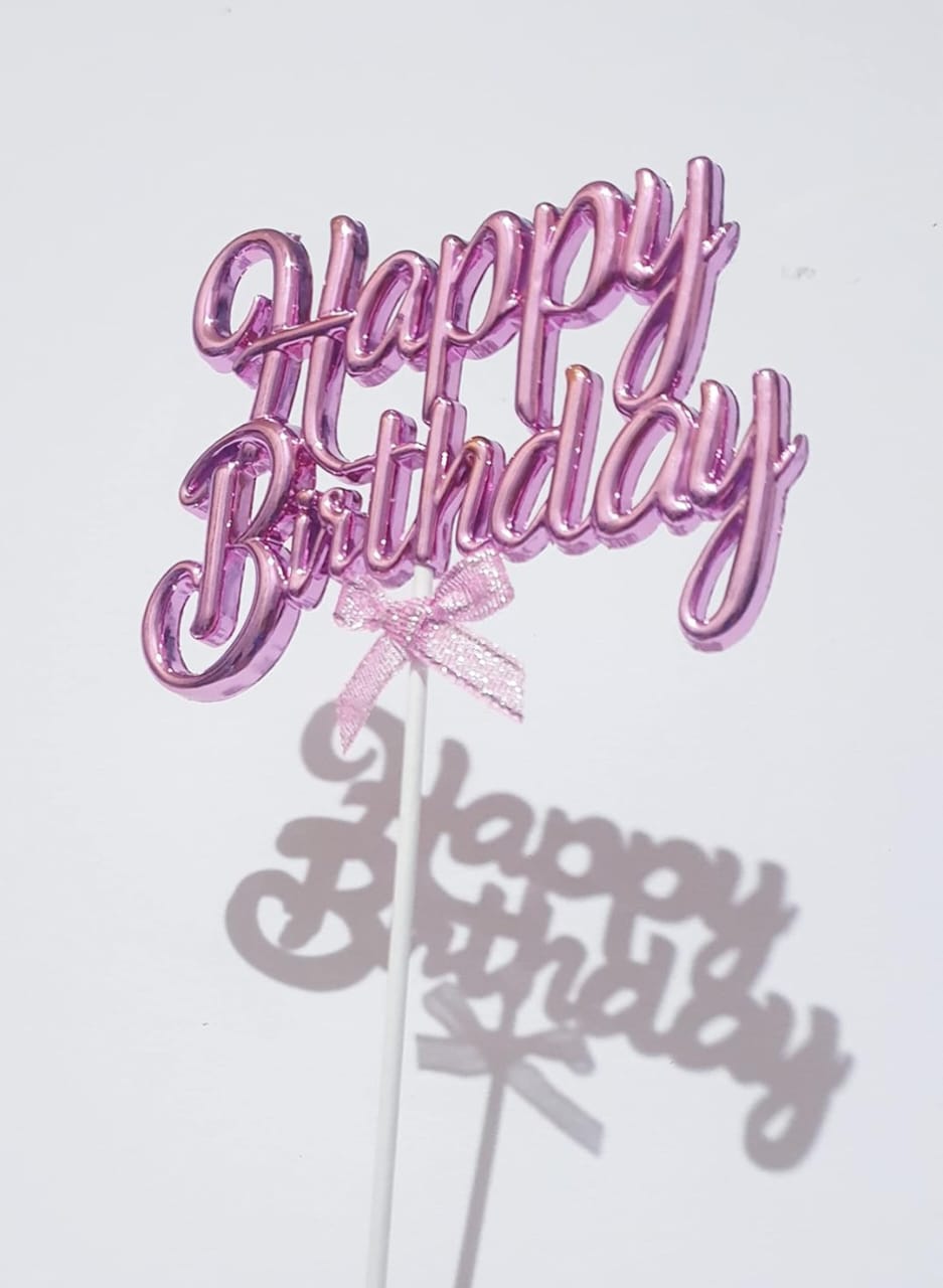 Happy Birthday Cake Topper for Birthday Decoration Party