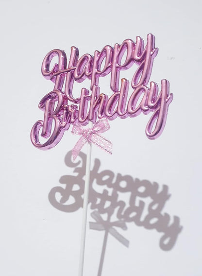 Happy Birthday Cake Topper for Birthday Decoration Party