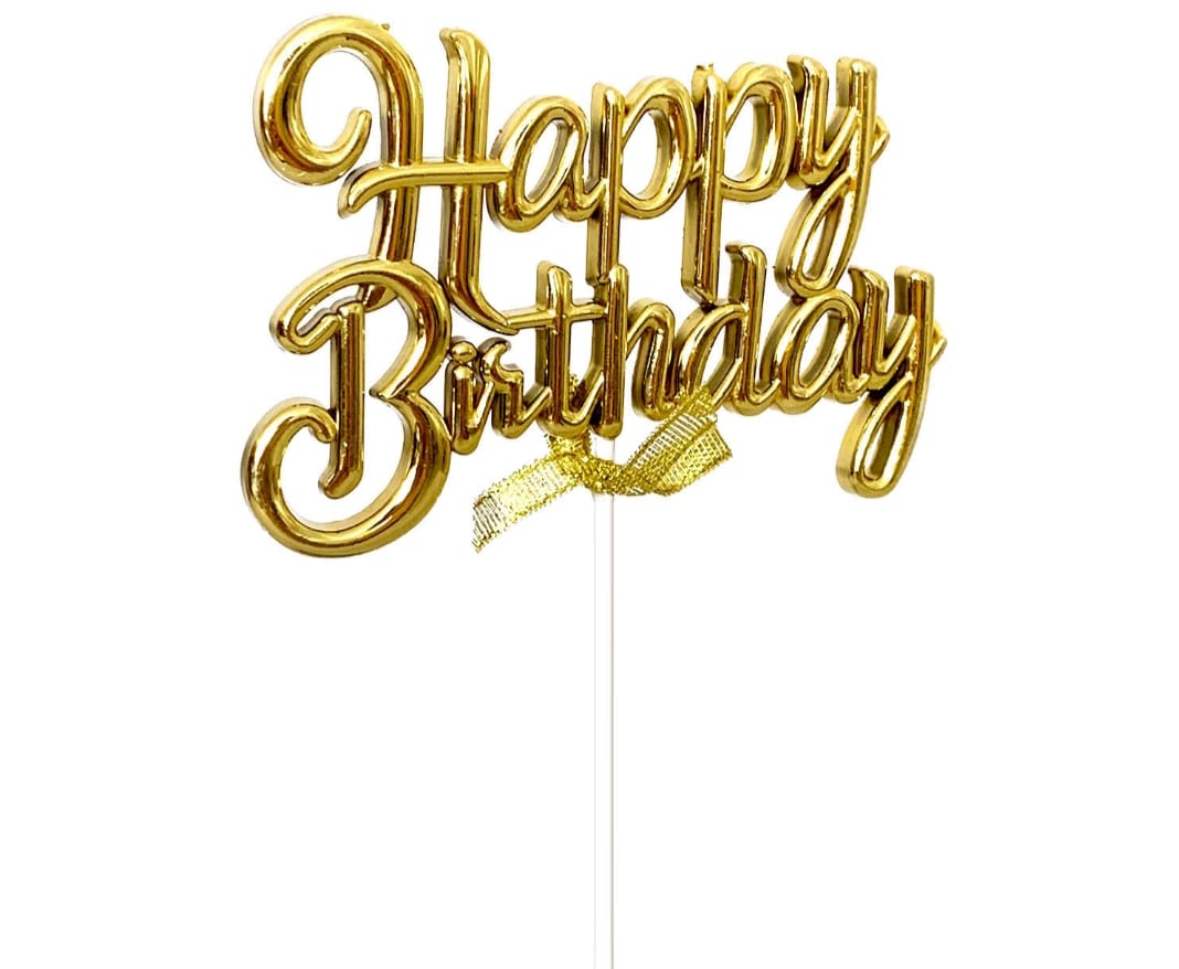 Happy Birthday Cake Topper for Birthday Decoration Party