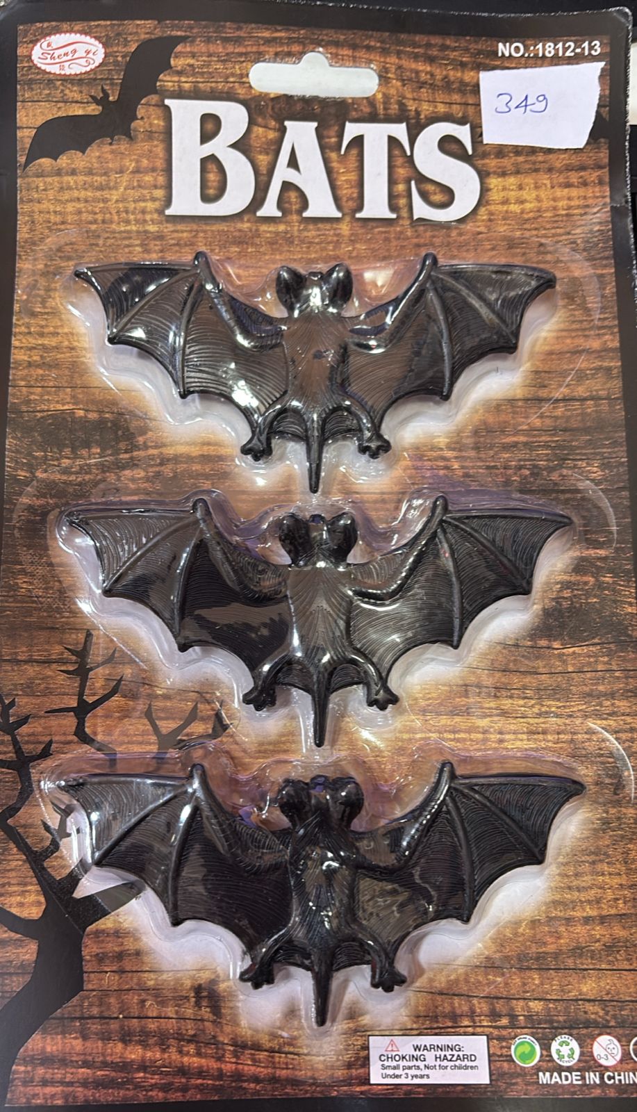 Halloween Bat Party Rubber Vampire Bats Wall Decor for Halloween Party Decoration