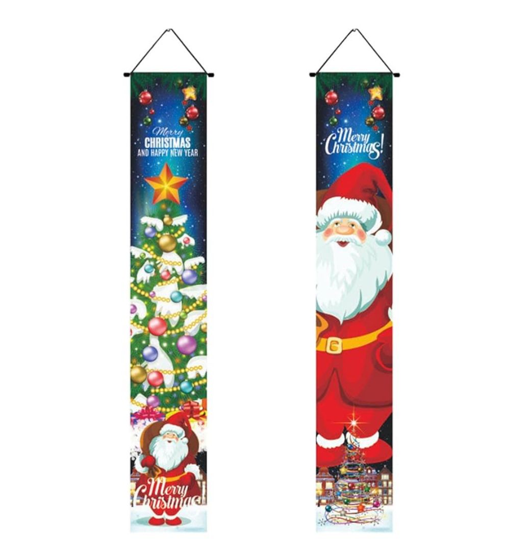 Front Porch Sign Festive Scene Layout Props Multipurpose for Office Indoor Style E|Home & Garden | Holiday & Seasonal Decor | Christmas & Winter | Ornaments