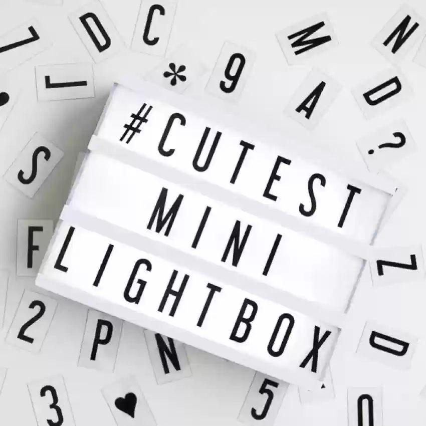 Cinema A4 Size Light Box with Letters, Symbols, Numbers USB Or Battery Powered - The Party Store