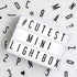 Cinema A4 Size Light Box with Letters, Symbols, Numbers USB Or Battery Powered - The Party Store