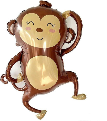 Monkey Shape Foil Balloon for Parties and Events (Pack of 1) - The Party Store