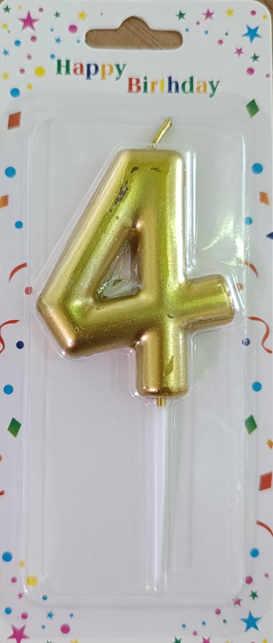 Decorative Number candle for Birthday Cake