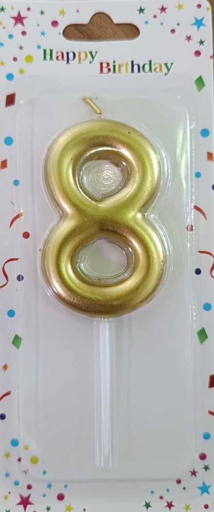 Decorative Number candle for Birthday Cake