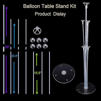 Balloon stand with 5 sticks
