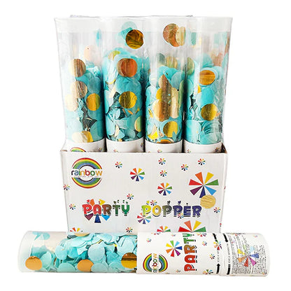 Blue &amp; Pink Confetti Party Poppers for Baby Shower &amp; Welcome Baby | The Party Store
