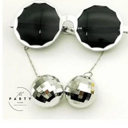 Hanging Disco Ball  Party Glasses Eyewear Costume Stag Night