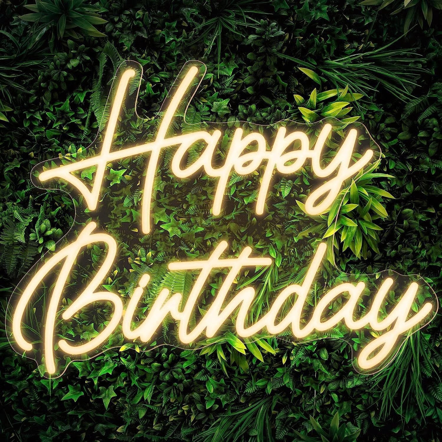 Happy Birthday Neon LED Sign Rental in Gurgaon, Delhi NCR &amp; Dehradun| The Party Store