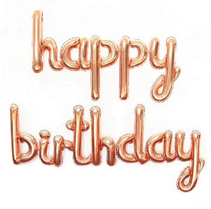 Happy Birthday Banner | Paper, Foil, Cursive Foil &amp; Bunting Decorations