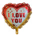 Heart Shape I Love You Multicolor Foil Balloon - The Party Store