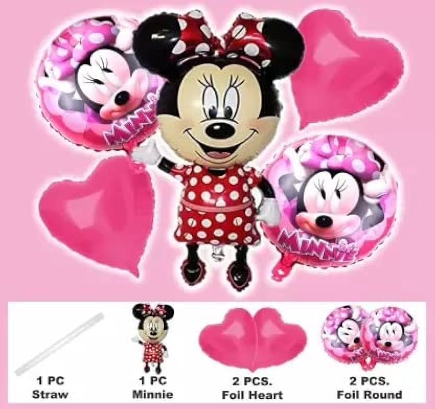 Minnie Mouse Birthday Party Balloons