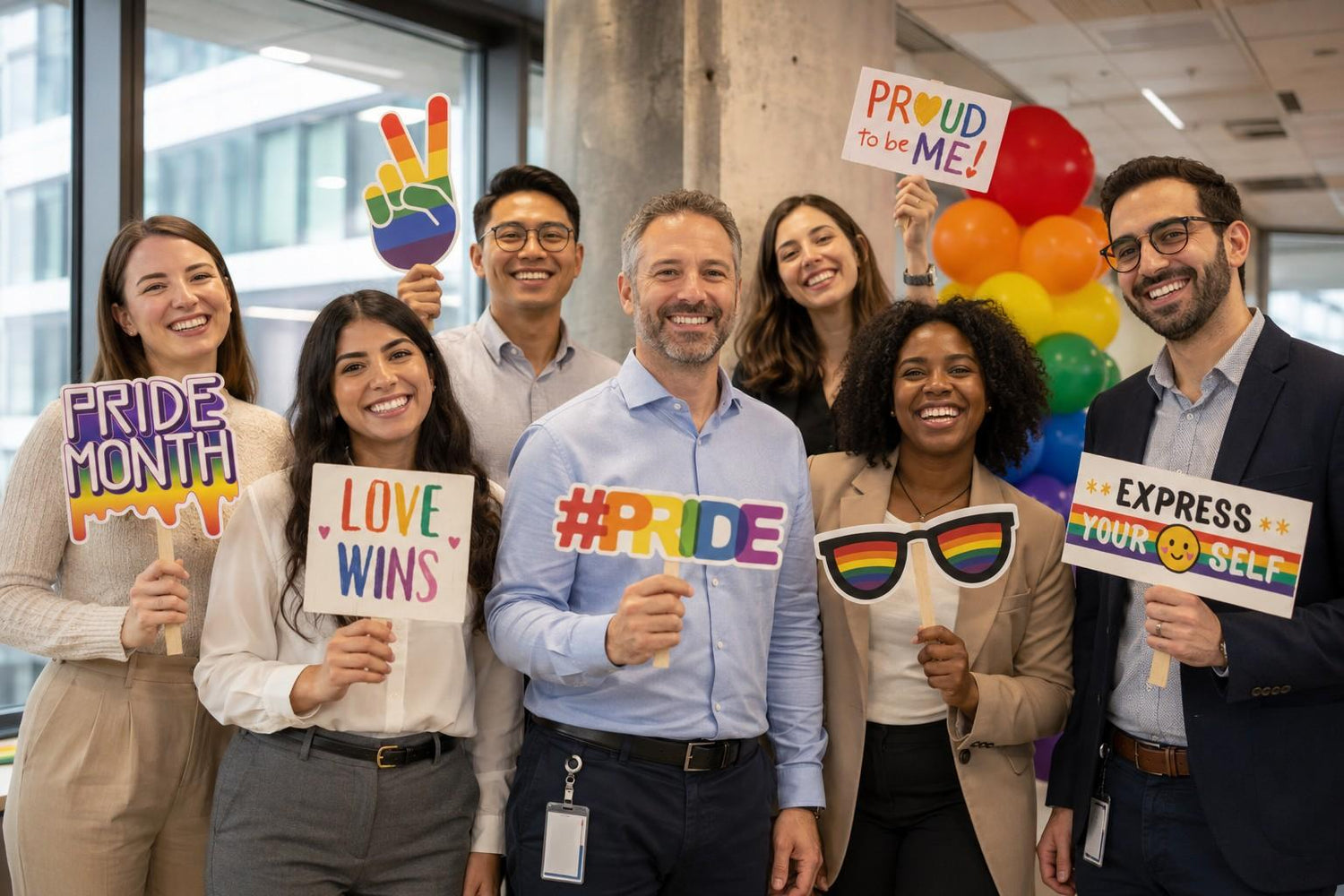 Pride Month Celebration Props for Corporate Events &amp; Office Activities | The Party Store