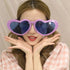 Funny Big Heart Shape Eye Glasses Colorful - The Party Store