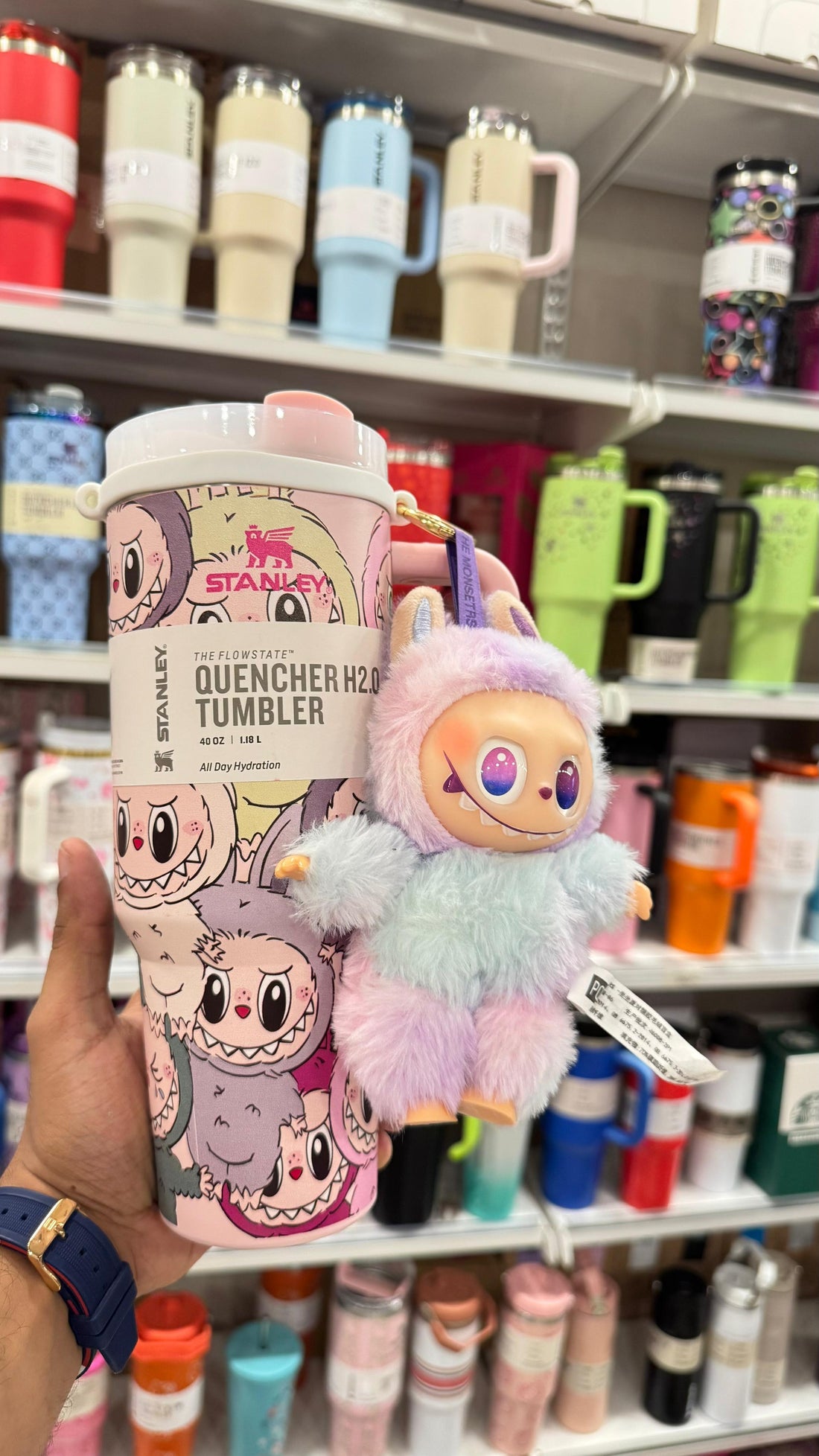 Stanley 1.18L Quencher H2.0 FlowState Labubu theme Tumbler