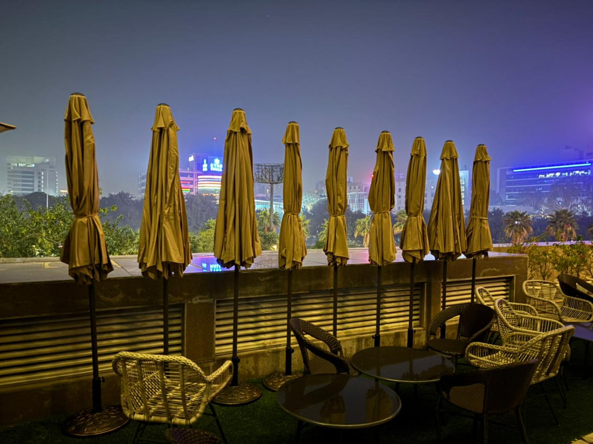 Premium Patio Umbrella Rental in Gurgaon &amp; Dehradun | Corporate Event Umbrella | The Party Store