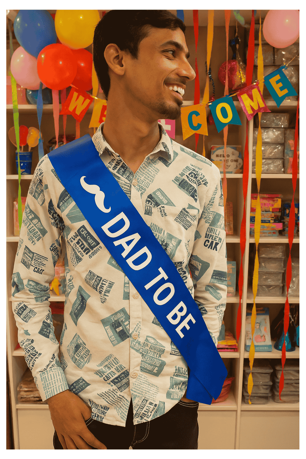 Dad to be sash