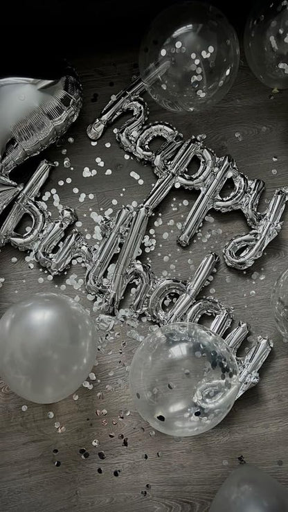Happy Birthday Banner | Paper, Foil, Cursive Foil &amp; Bunting Decorations