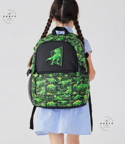 Smiggle backpack dinosaur