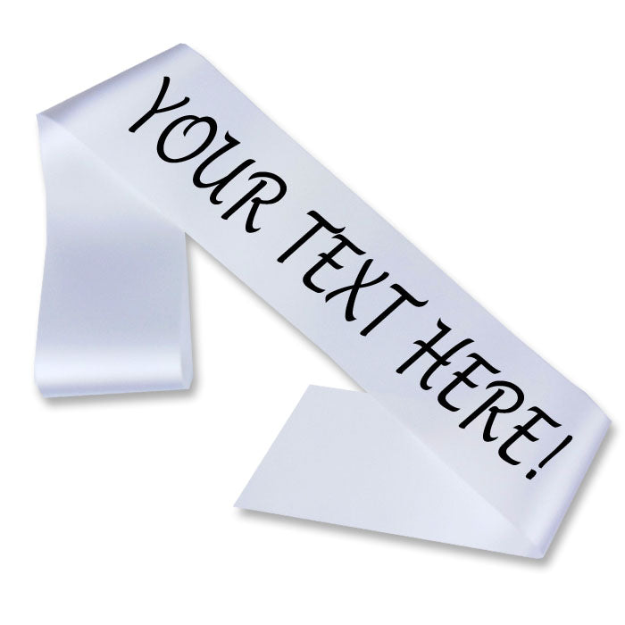 Personalised Custom Party Sash | College Fest, Freshers, Farewell &amp; Event Sashes | The Party Store