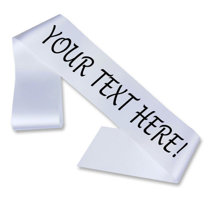 Personalised Custom Party Sash | College Fest, Freshers, Farewell &amp; Event Sashes | The Party Store